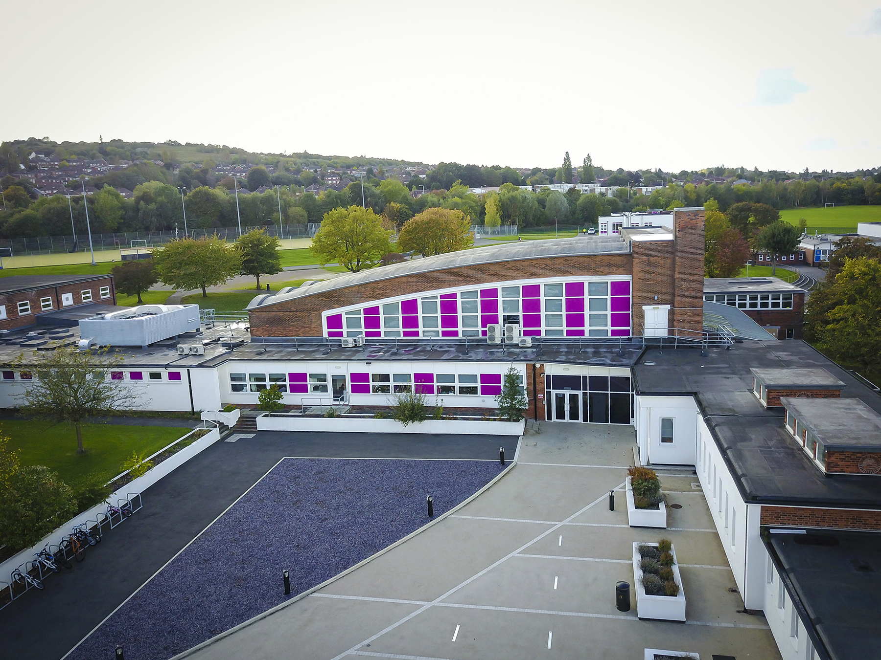 Aerial photo of OSCA Sandwell